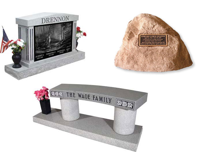 Assorted Cremation Monuments