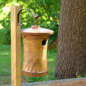 Scattering Urn into Birdhouse