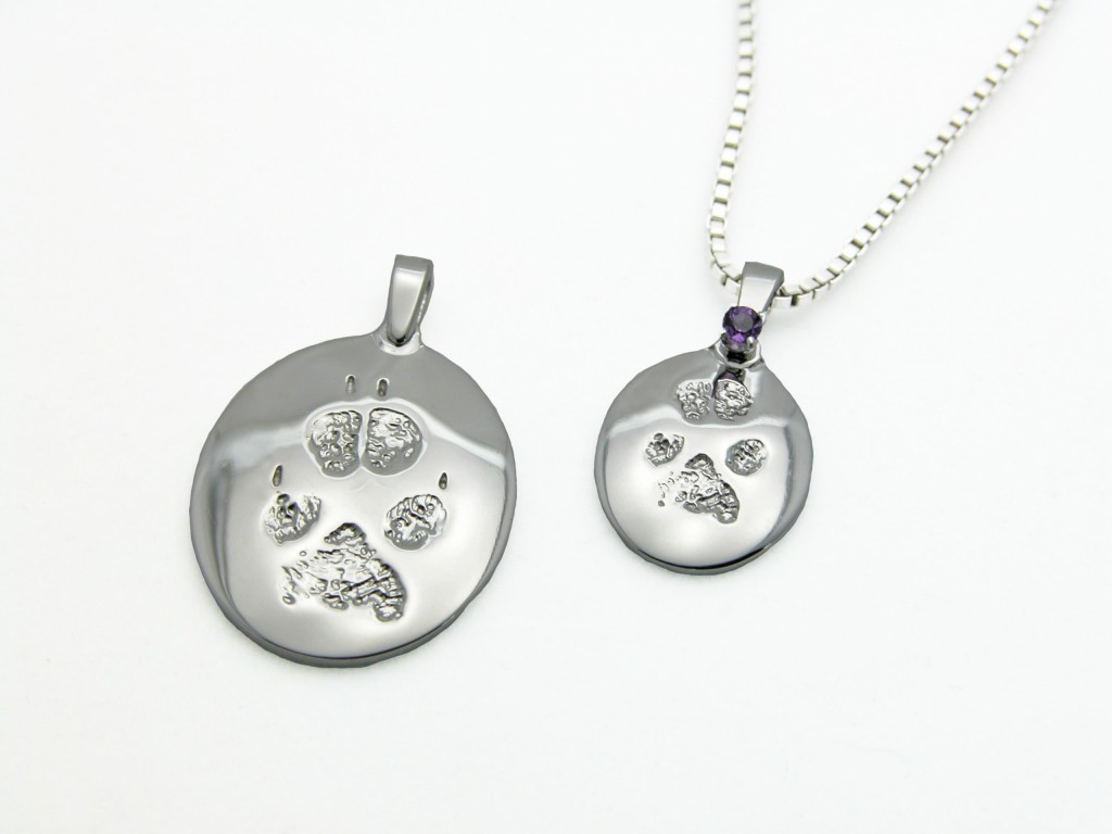 Jewelry made from a paw print