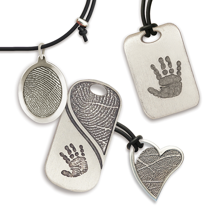 Fingerprint Necklace & Pendants | Thumbprint Jewelry | Cremation Pendants —  The Living Urn