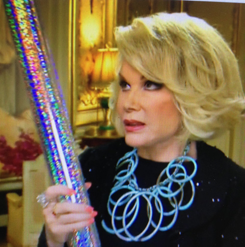 Joan Rivers with The Loved One Launcher