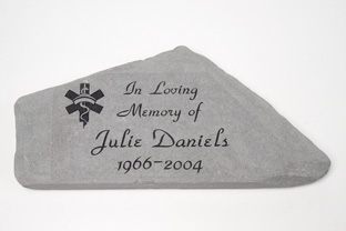 Natural Stone Markers and Garden Memorials