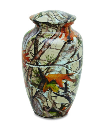 Camouflage 2 Cremation Urn for Ashes