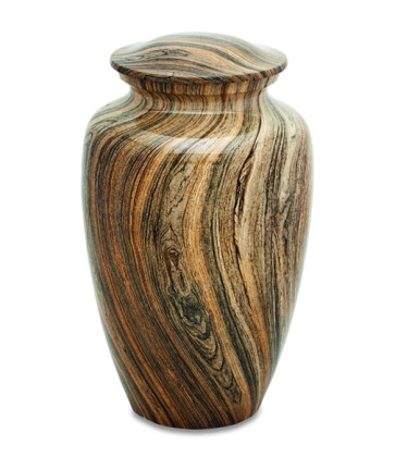 Weathered Wood Cremation Urn for Ashes