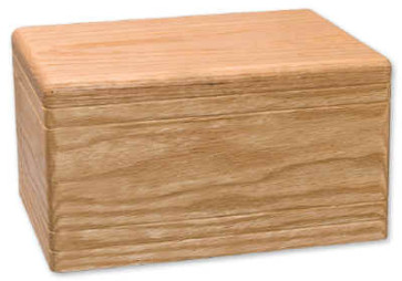 Boxwood Cremation Urn for Ashes - Oak