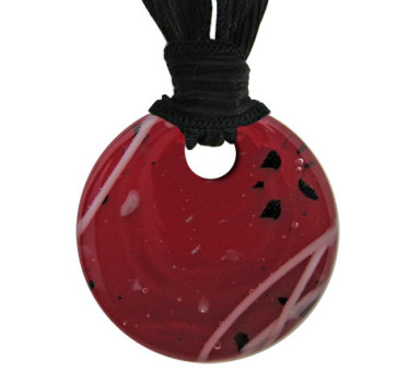 Abstract Eternity #03 Glass Cremation Pendant