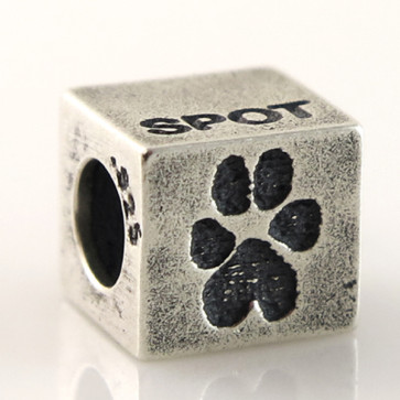 Buddies Cube Bead Pet Print Charm