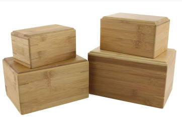Bamboo Box Urn for Pet Ashes