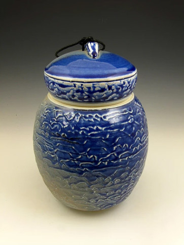 The Distant Shores Soda Fired Ceramic Cremation Urn