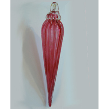 Everlasting Icicle Cremation Ornament - Red