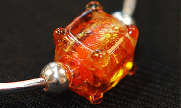 Fire and Ice Cube Bead 