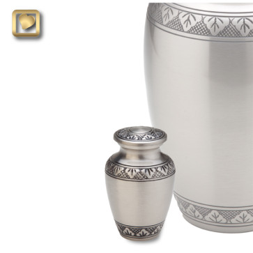 Keepsake Classic Pewter Cremation Urn for Ashes