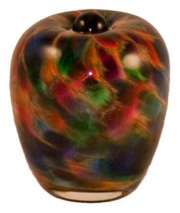 Classico Autumn Hand Blown Glass Keepsake Cremation Urn