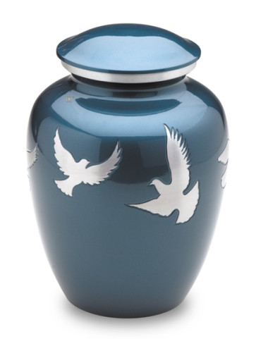 Flying Doves Cremation Urn
