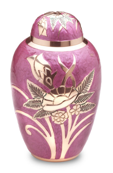 Lilac Rose Cremation Urn