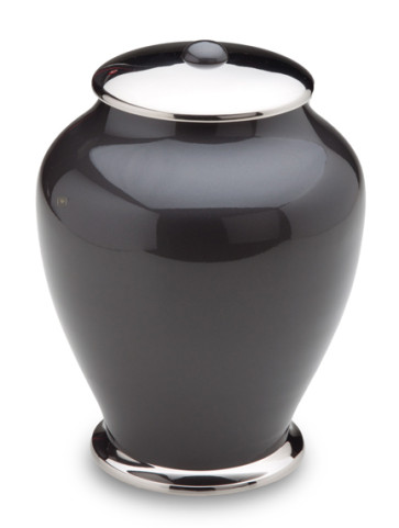 Tall Simplicity Midnight Cremation Urn for Ashes