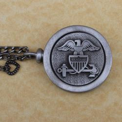 Navy Memory Pewter Cremation Medallion Keepsake for ashes