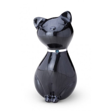 Princess Cat Pet Cremation Urn for Ashes - Midnight