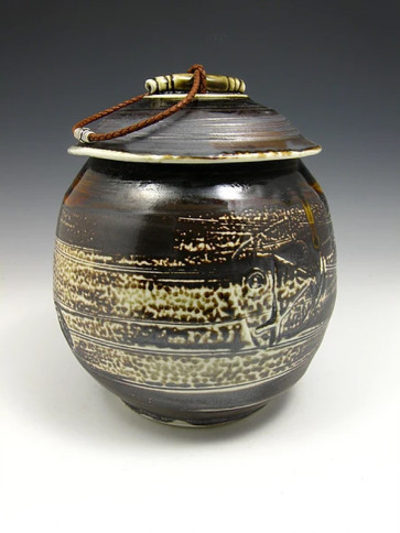 The Soda Fired Ceramic Cremation Urn Three