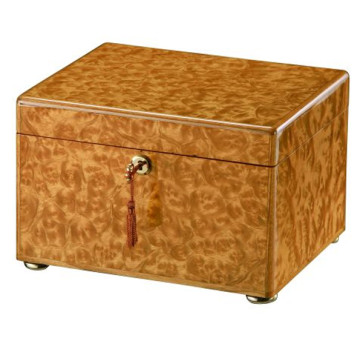 The Tranquility Memorial Chest Urn in Light Burl