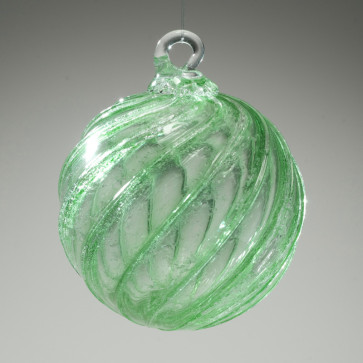 Timeless Sphere Cremation Ornament - Green