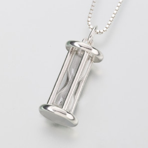 Our Glass Cremation Pendant that holds ashes