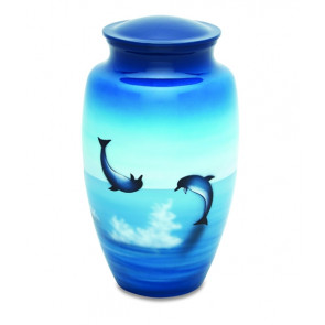 Dolphins Cremation Urn for Ashes