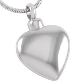 Heart Stainless Steel Cremation Pendant for ashes