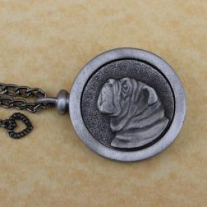 Bulldog Pet Memory Cremation Medallion