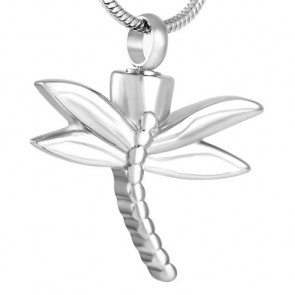 Dragonfly Stainless Steel Cremation Pendant for ashes