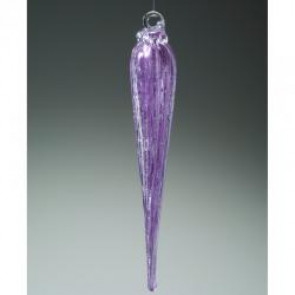 Everlasting Icicle Cremation Ornament - Purple