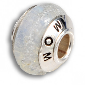 Frosted Ice Cremation Bead