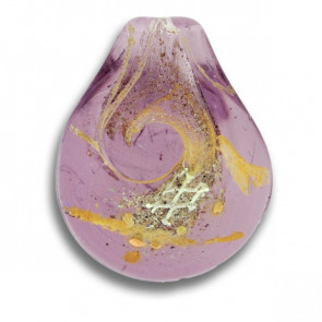 Sassy Lilac Glass Cremation Pendant