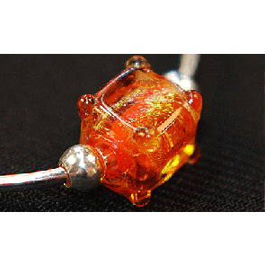 Fire and Ice Cube Bead 