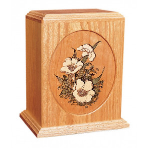Floral Cremation Urn