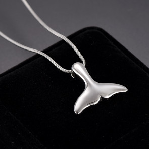Whale Tail Pendant for Ashes