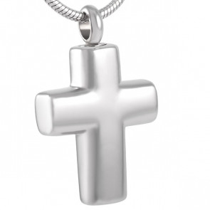 Cross Stainless Steel Cremation Pendant for ashes