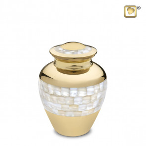 Mother of Pearl Medium Cremation Urn