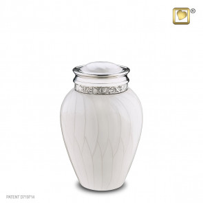 Blessing Pearl with Nickel Medium Size Cremation Urn