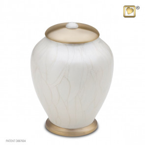 Simplicity Pet Cremation Urn - Pearl