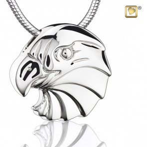 Silver Eagle Cremation Pendant for ashes