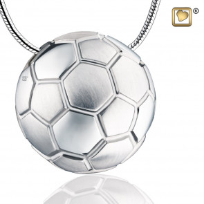 Soccer Ball Sterling Silver Pendant for Ashes