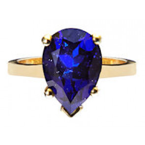 Crystal Peaceful Memories Ring - Royal Blue