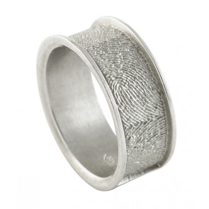 Remembrance Band Ring in Sterling Silver