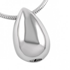 Teardrop Stainless Steel Cremation Pendant for ashes