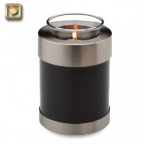 Tealight Midnight Cremation Urn for Ashes