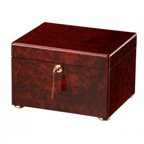 The Tranquility Memorial Chest Urn in Dark Burl