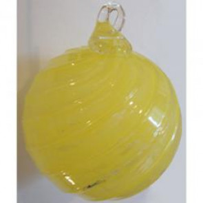Timeless Sphere Cremation Ornament - Yellow